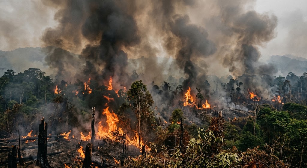 Kabut Asap Karhutla Ganggu Penerbangan di Papua Tengah, Mitigasi Tak Boleh Sekadar Reaktif