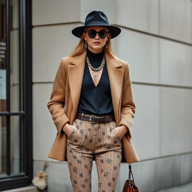 Fashion casual 2025: gaya anak muda dengan kaos oversized, celana parachute, sneakers putih, dan aksesori pastel di jalanan kota