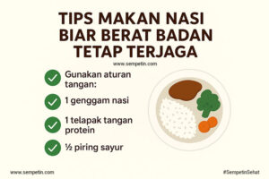 diet makan nasi