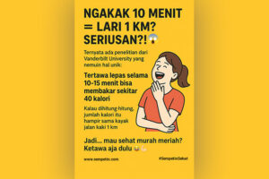 ketawa 10 menit